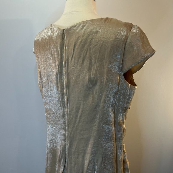 LONDON STYLE Women's Sand Tiered Formal Dress - Size 14 - NWT $100 - Picture 3 of 5